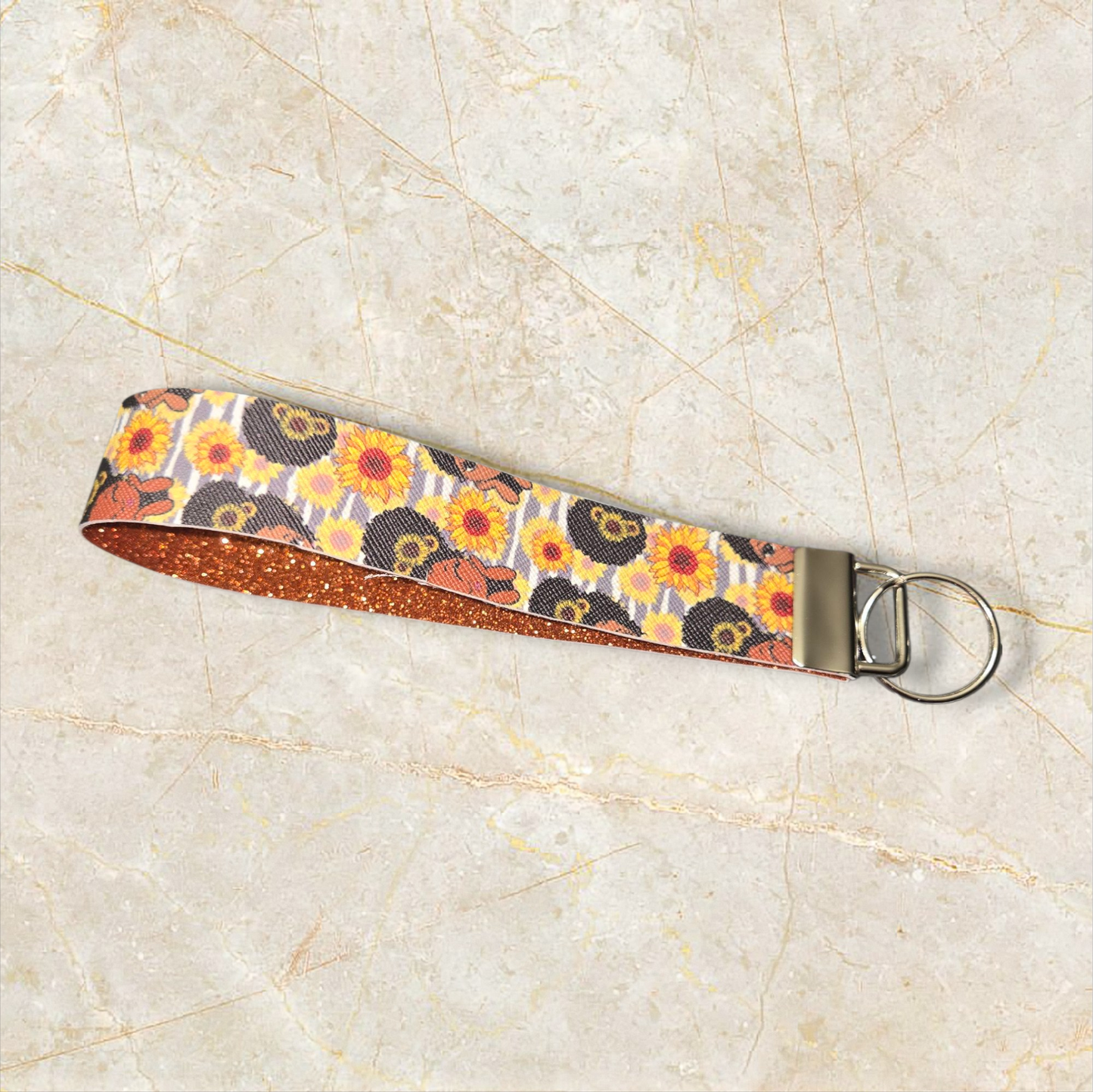 Black Girl Magic Wristlet Keychains – Handmade Faux Leather