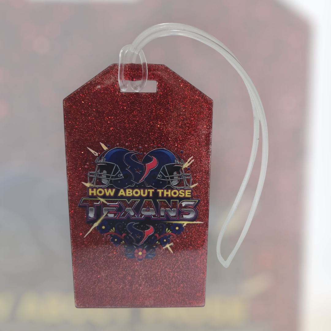 Acrylic Luggage Tags with UV DTF