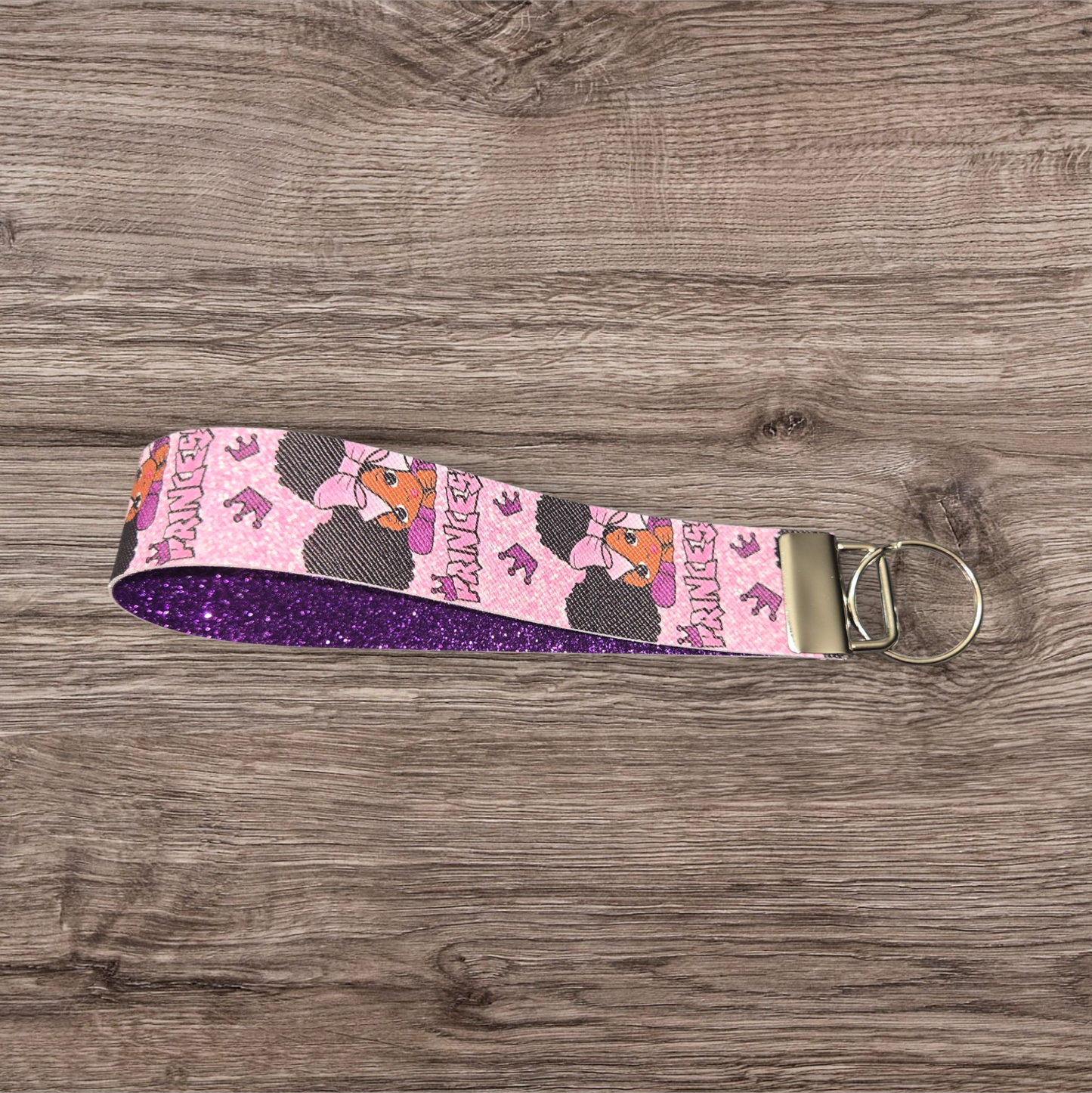 Black Girl Magic Wristlet Keychains – Handmade Faux Leather