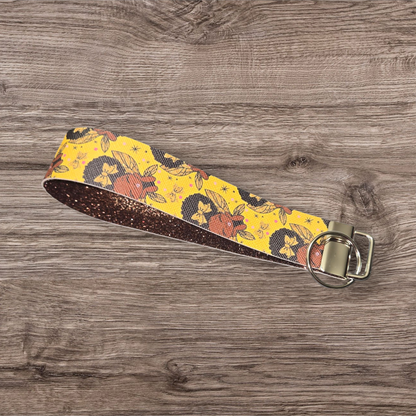 Black Girl Magic Wristlet Keychains – Handmade Faux Leather