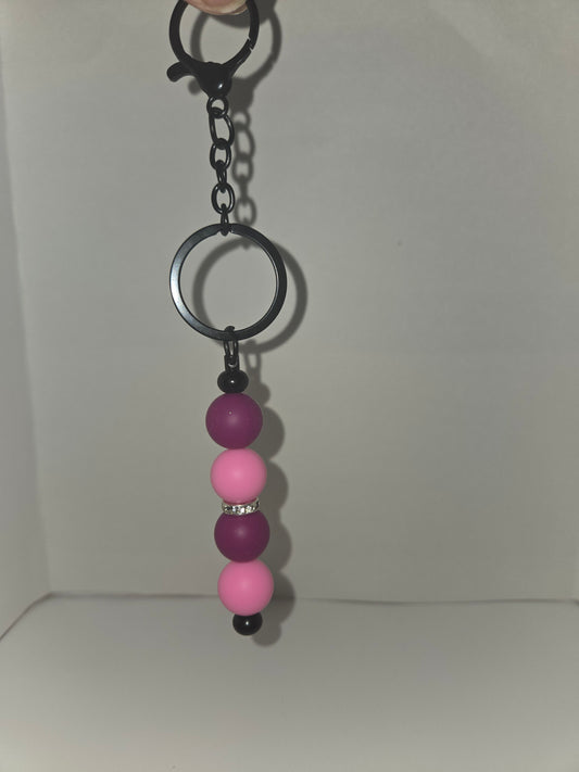 Handmade Bead Keychain — 12 Styles, Mix-and-Match Charm