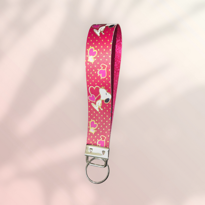 Valentine’s Wristlet – Snoopy & Heart